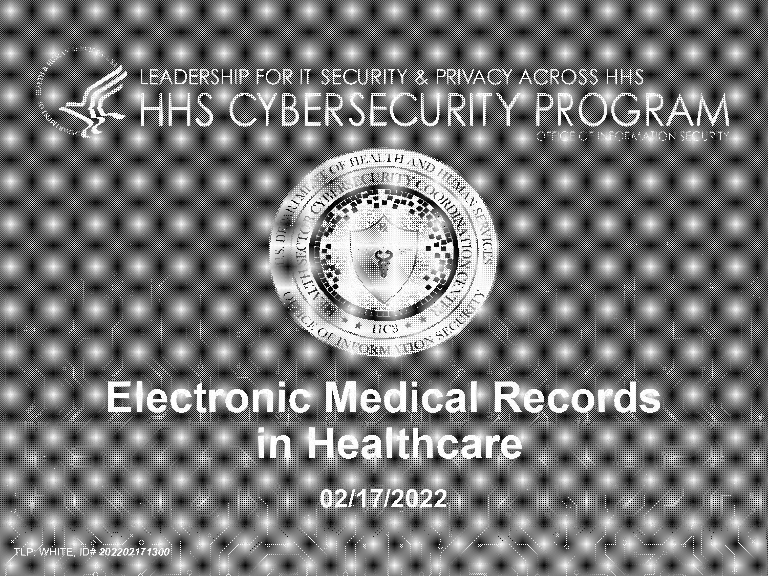 emr diagram paper health record